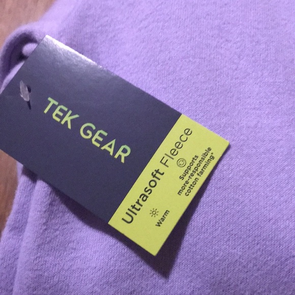 Tex gear girls fleece sweat shirt with hoodie size 14-16 ( new ) lavender color - Picture 3 of 3
